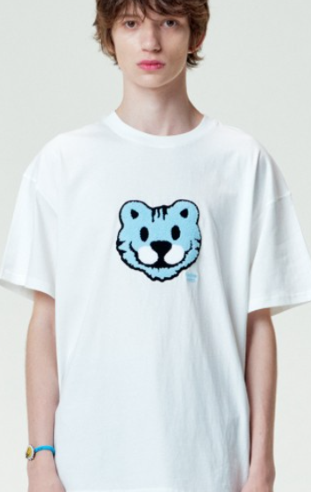 CR260504-R47 TIGER T-SHIRTS (WHITE)
