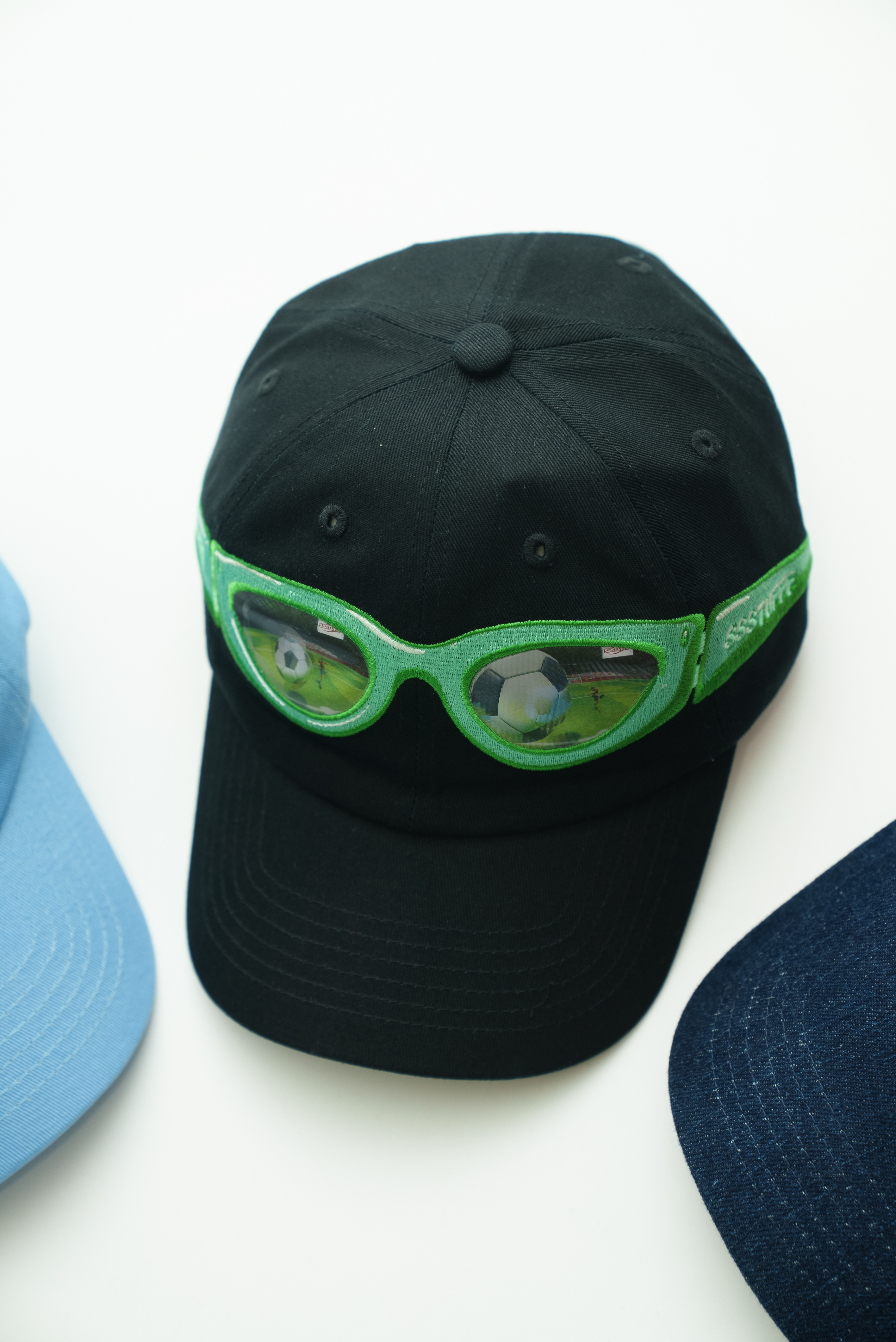 【Focus Store】現貨秒發 SSSTUFFF Lenticular sunglasses cap 墨鏡刺繡 四色 六分割帽