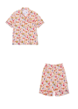 CR260504-R76 ARCHIVE PAJAMAS SET-UP (CREAM)