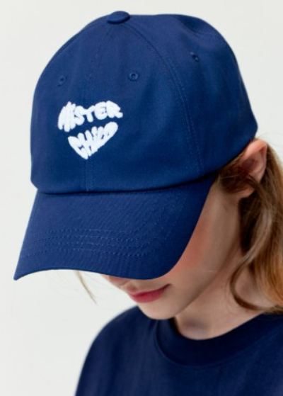 CR260504-R82 HEART BEAT CAP (NAVY)（FREESIZE）