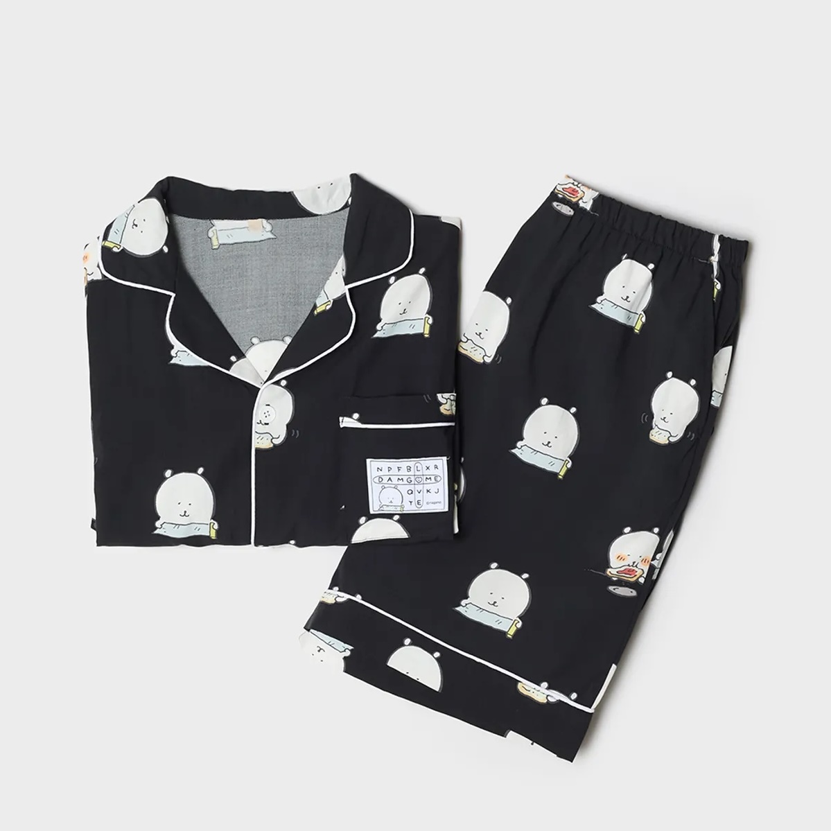 韓國｜ SPAO x Joke Bear 自嘲熊 短袖睡衣套裝 (3 Colours)