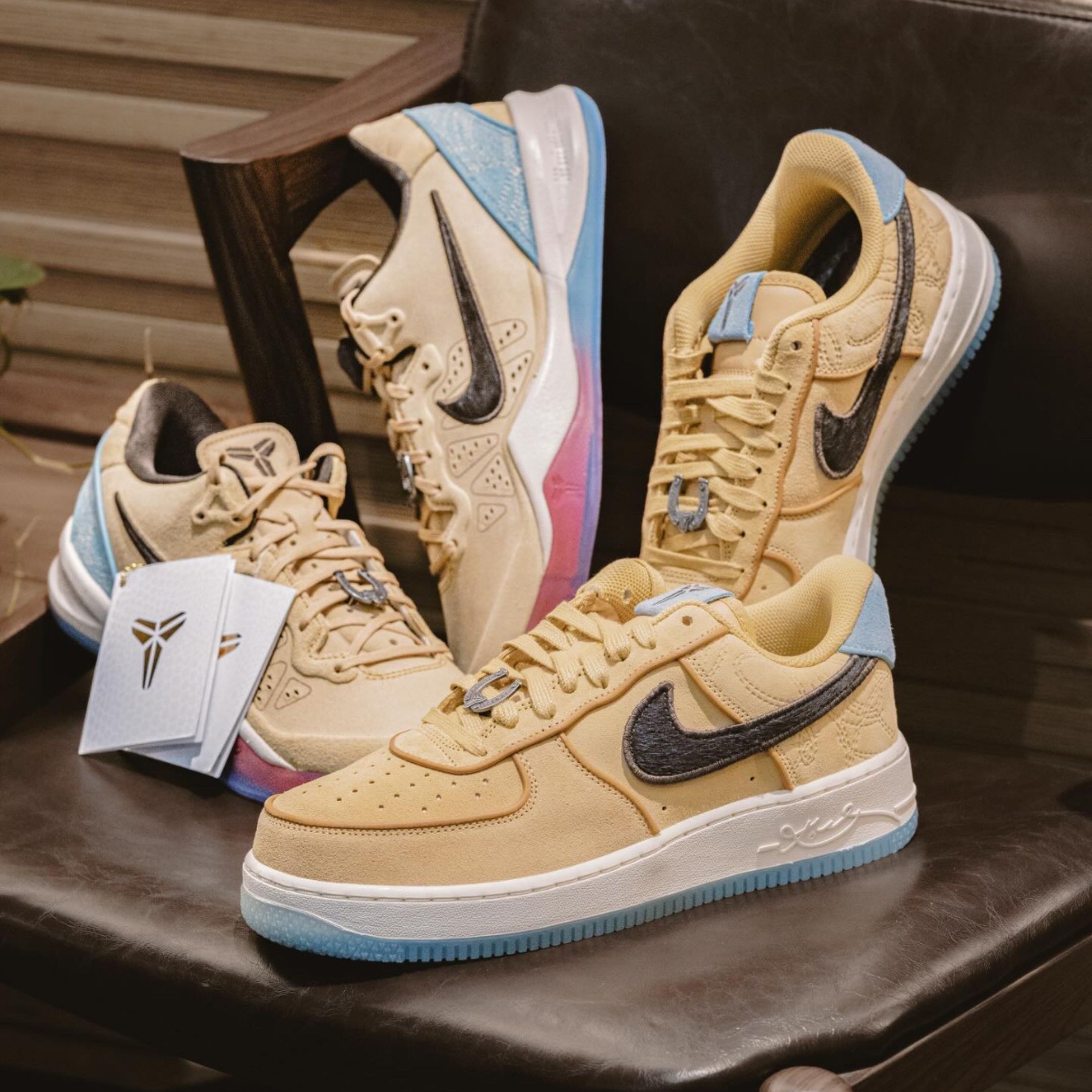 NICEDAY 代購 Nike x Kobe Air Force 1 Protro QS 卡其 棕色 經典 百搭 舒適 板鞋 IM0582-700