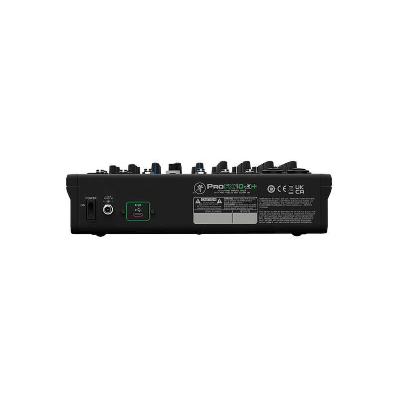 Mackie ProFX10v3+｜效果混音器