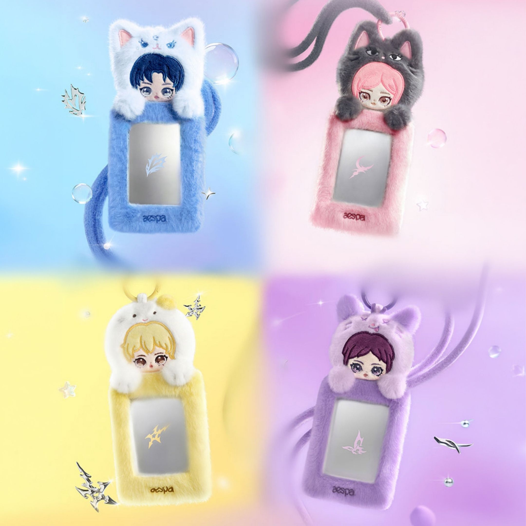 代購 Aespa x POP MART 卡套 掛件 配飾 名片 掛牌 Karina Winter Ningning Giselle