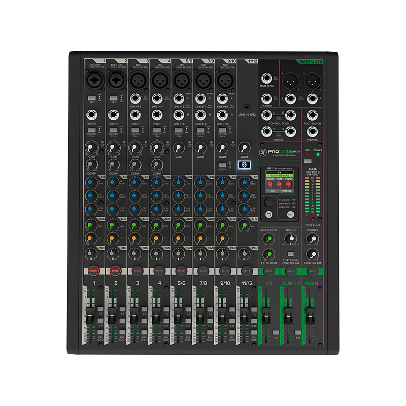 Mackie ProFX12v3+｜效果混音器
