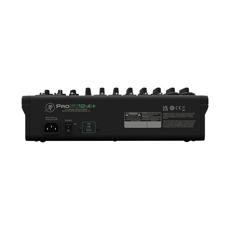 Mackie ProFX12v3+｜效果混音器