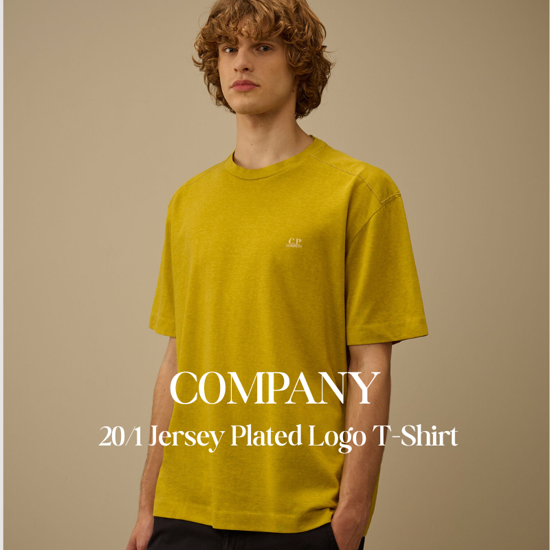 【代購】CP COMPANY 20/1 厚磅棉質Logo短袖T恤 質感上衣