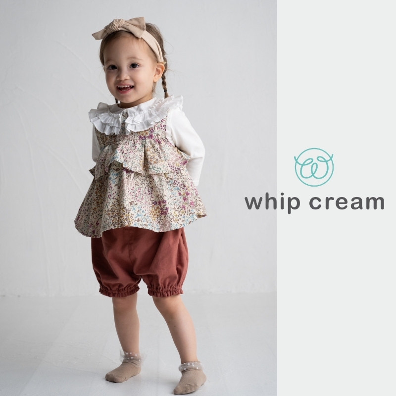 【日本 whip cream】小花柄寶寶套裝