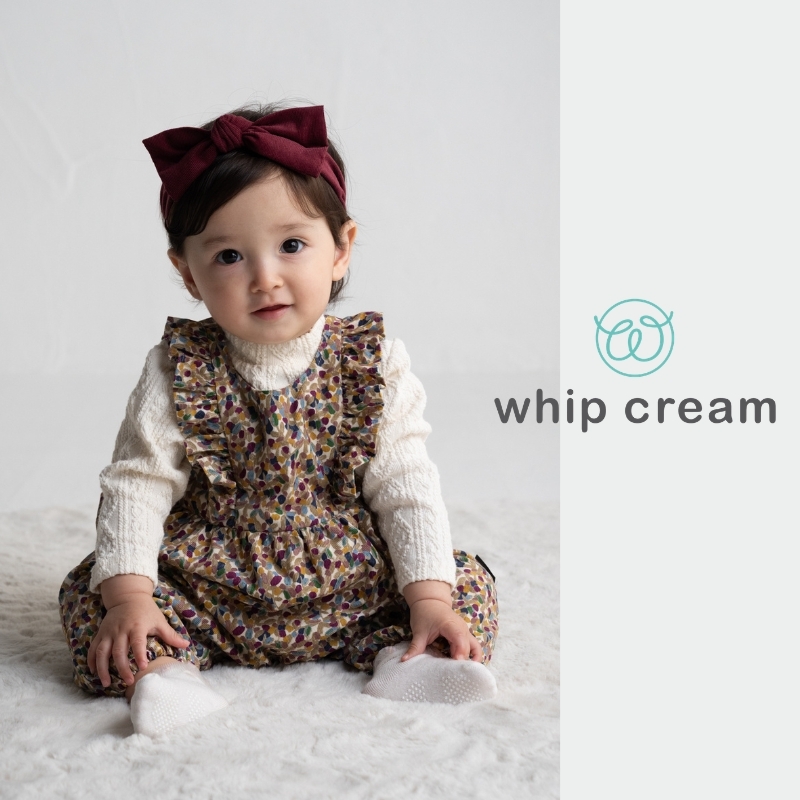 【日本 whip cream】果實燈芯絨連身衣