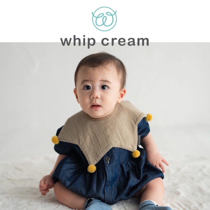 【日本 whip cream】星星圍兜