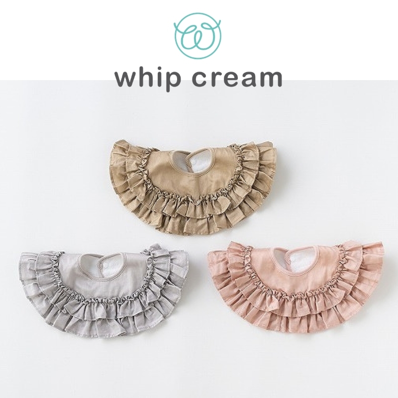 【日本 whip cream】蓬鬆荷葉邊圍兜