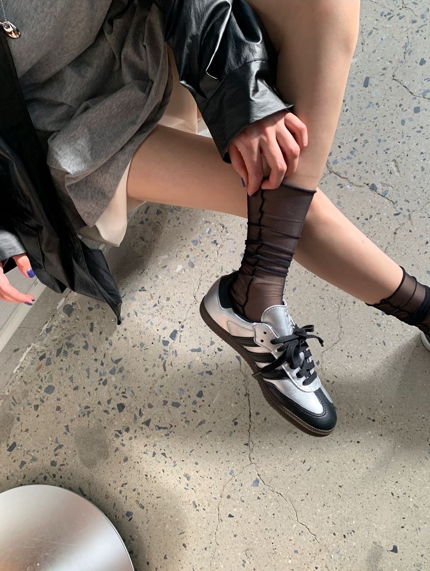 Adidas Originals Samba OG 日本限定 銀黑 銀色 黑色 皮革 男女 復古鞋 KI8464