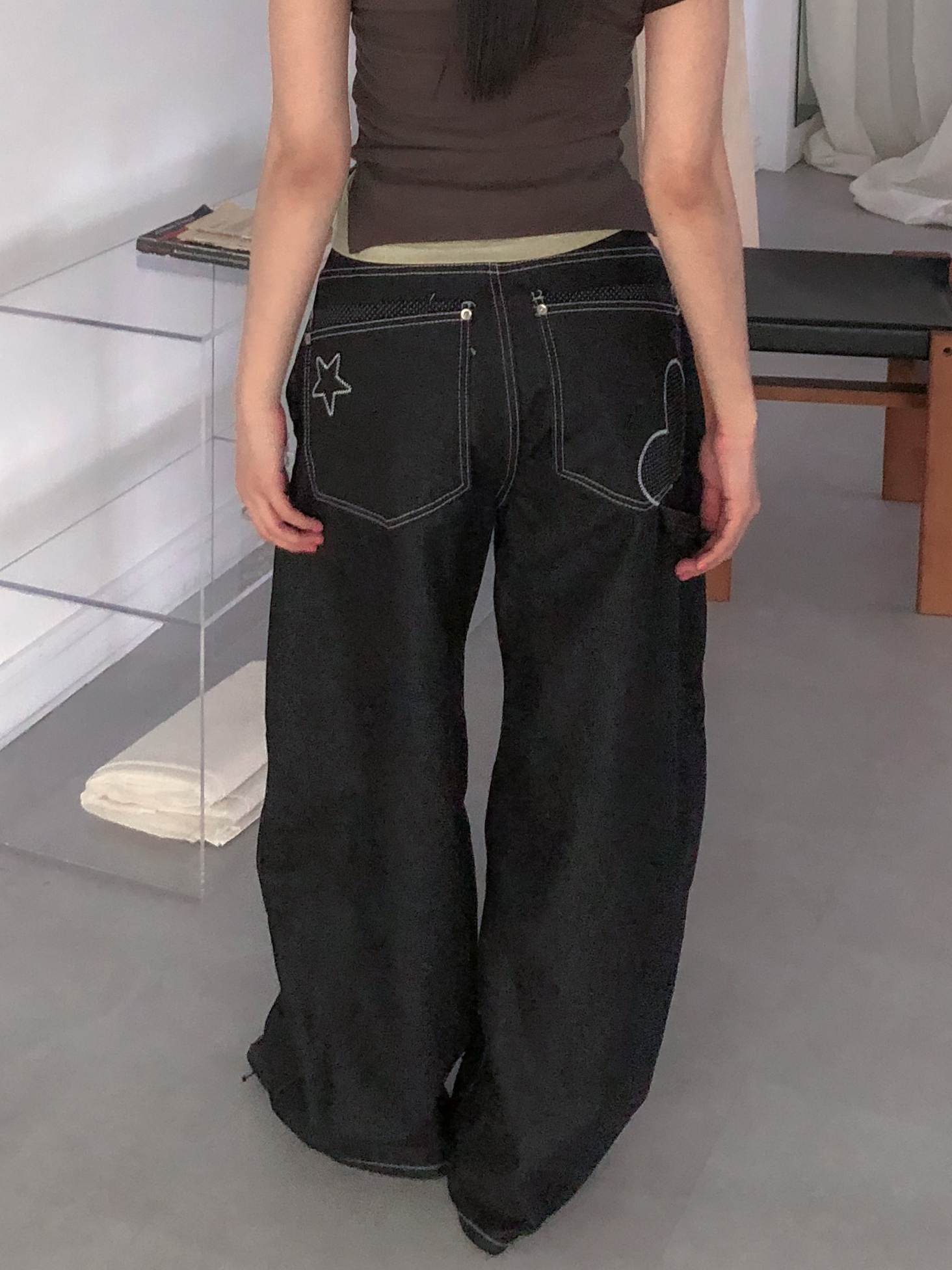 heart work pants #長褲