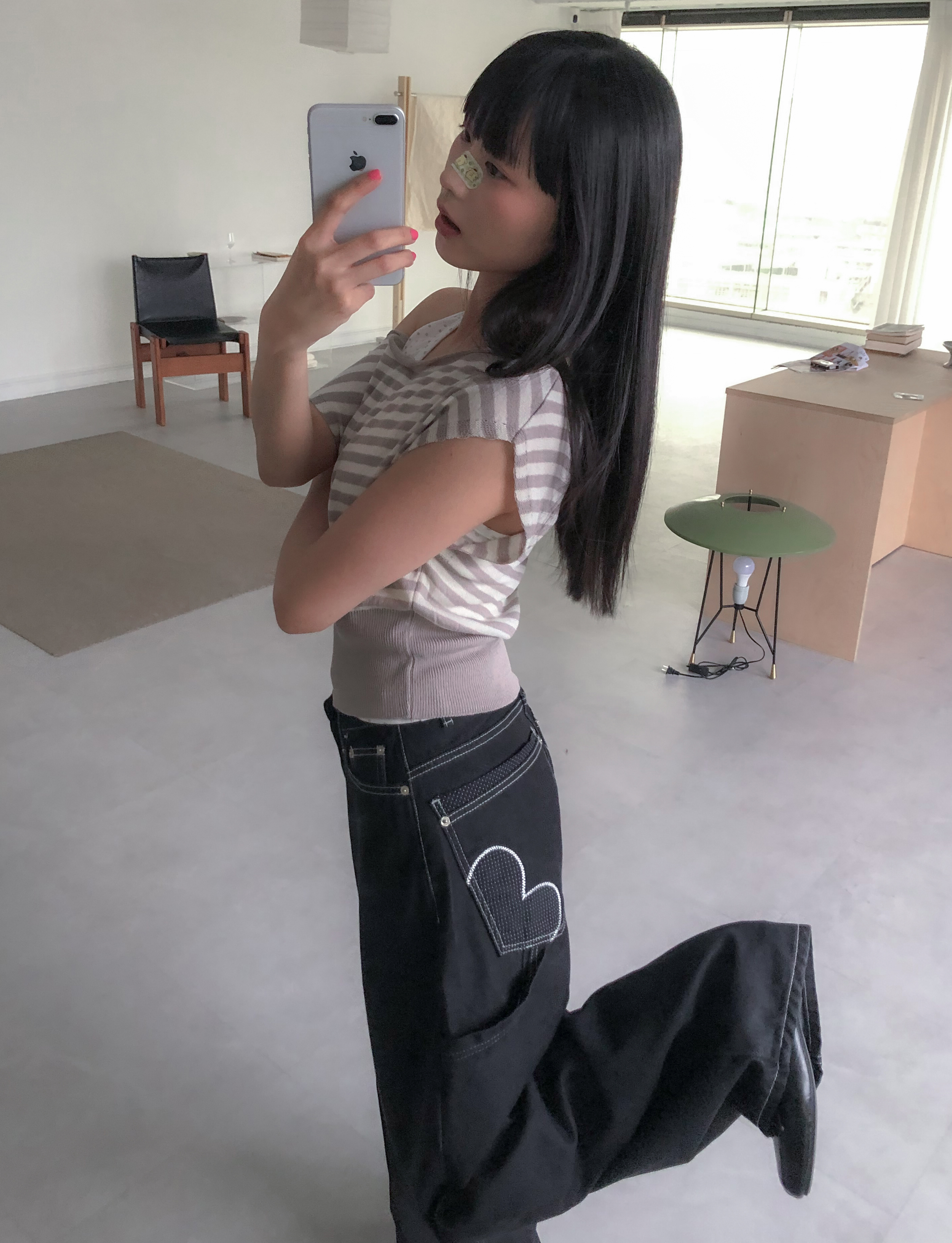 heart work pants #長褲