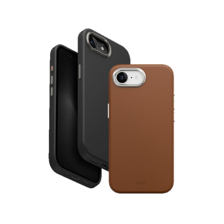 UNIQ Lyden iPhone 17e / 16e 耐刮皮革磁吸手機殼