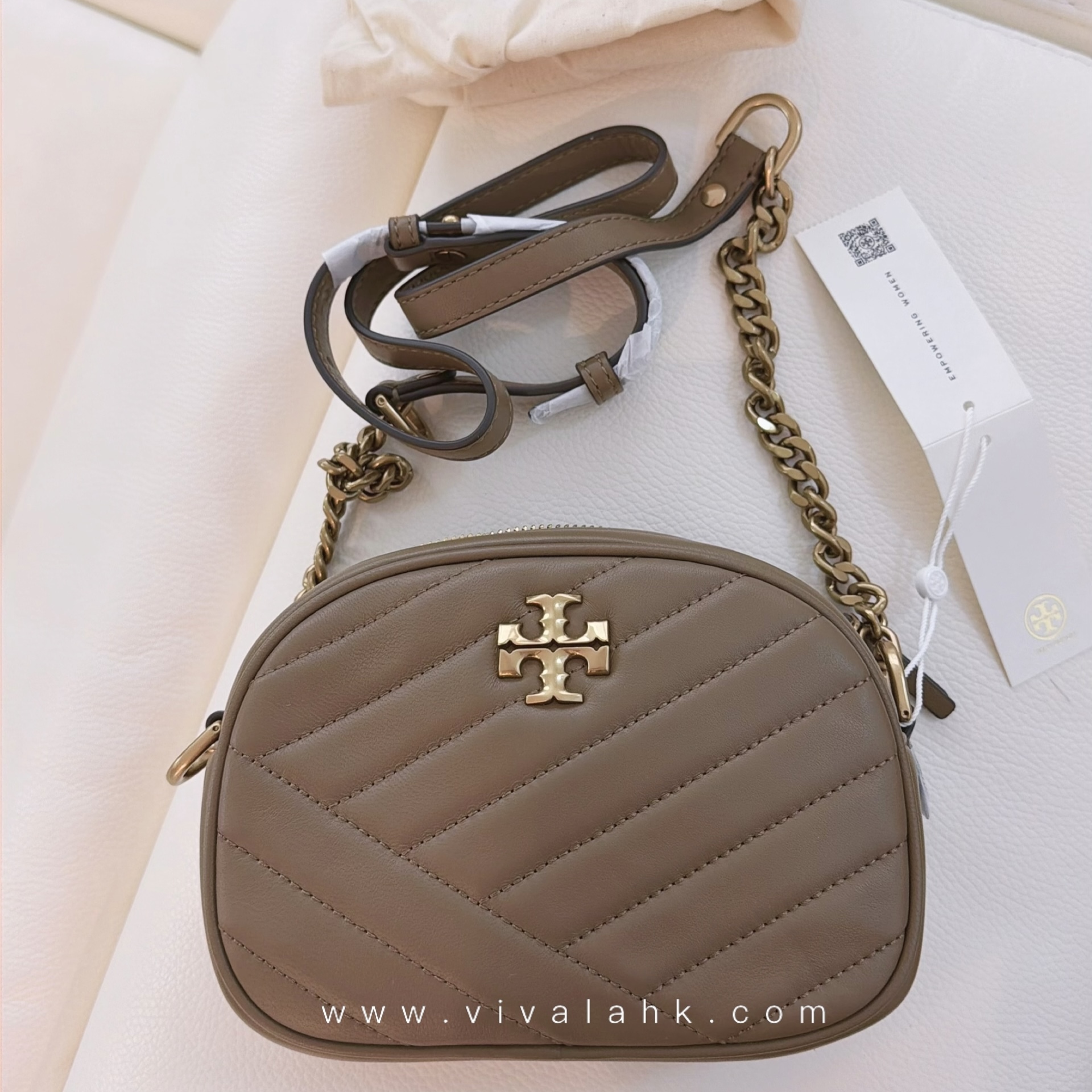 Tory Burch - Kira Chevron 相機斜孭袋 (90450)