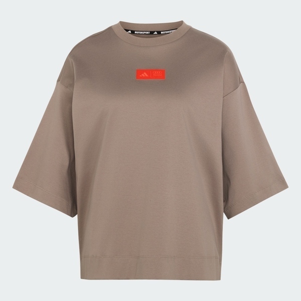 Adidas 愛迪達 Au Ef Gr Ss T W KE6770 女 T恤 休閒短袖 簡約棕 落棕 七分袖