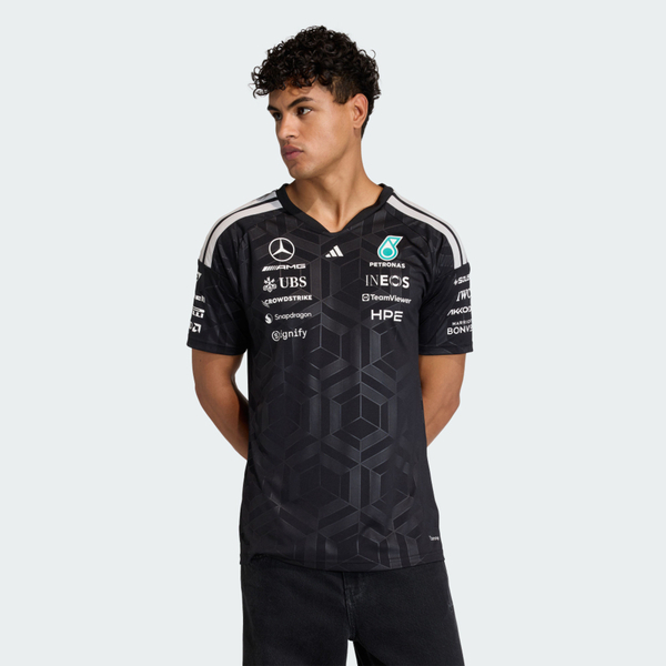 Adidas 愛迪達 Mer Dr Jsy M KF0161 男 T恤 運動上衣 休閒短袖 黑 賽車服 F1