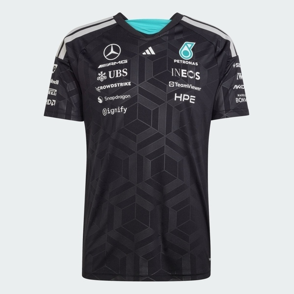 Adidas 愛迪達 Mer Dr Jsy M KF0161 男 T恤 運動上衣 休閒短袖 黑 賽車服 F1