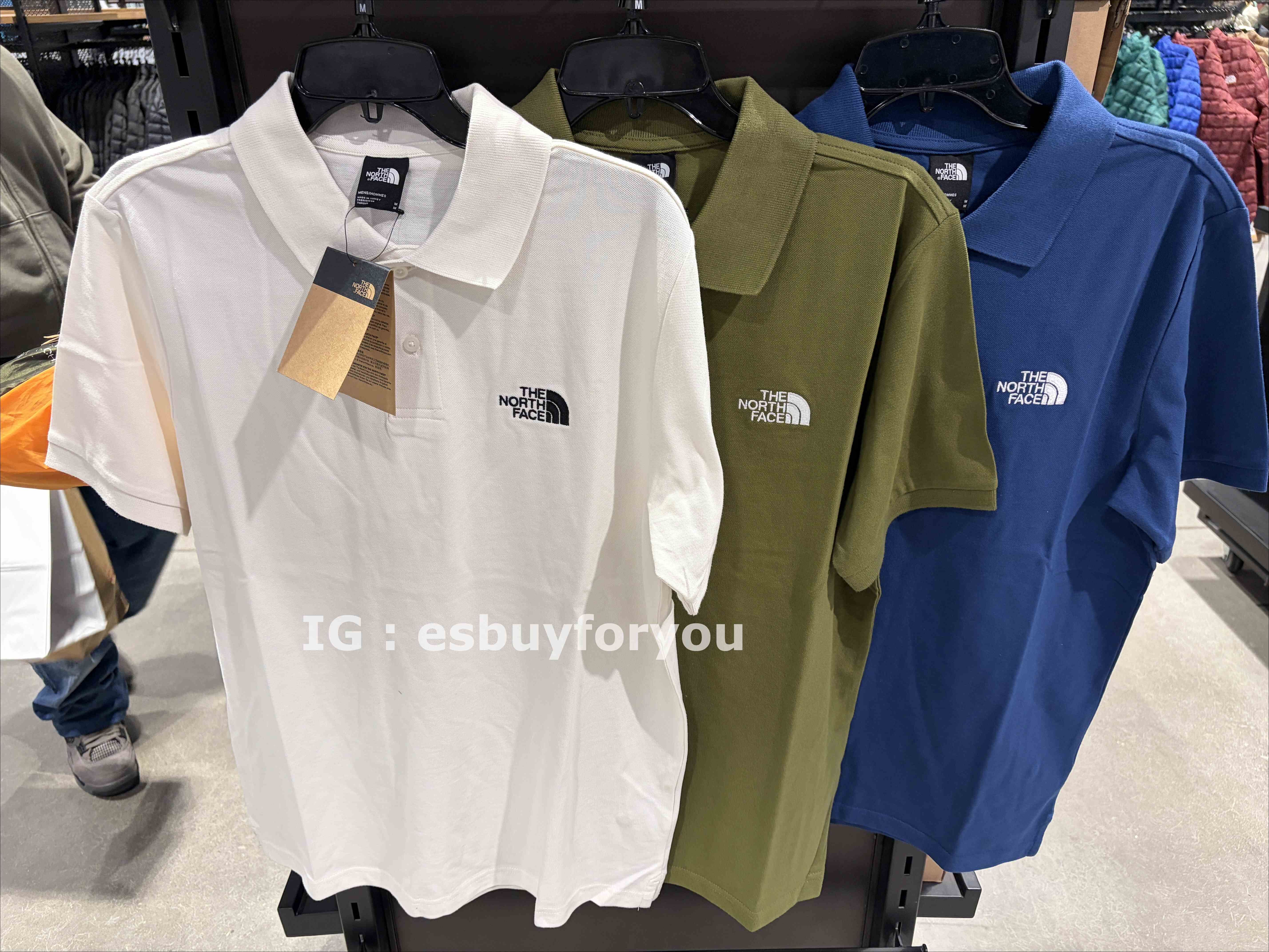 THE NORTH FACE 男大人 刺繡標 網眼材質 Polo衫 (3色)