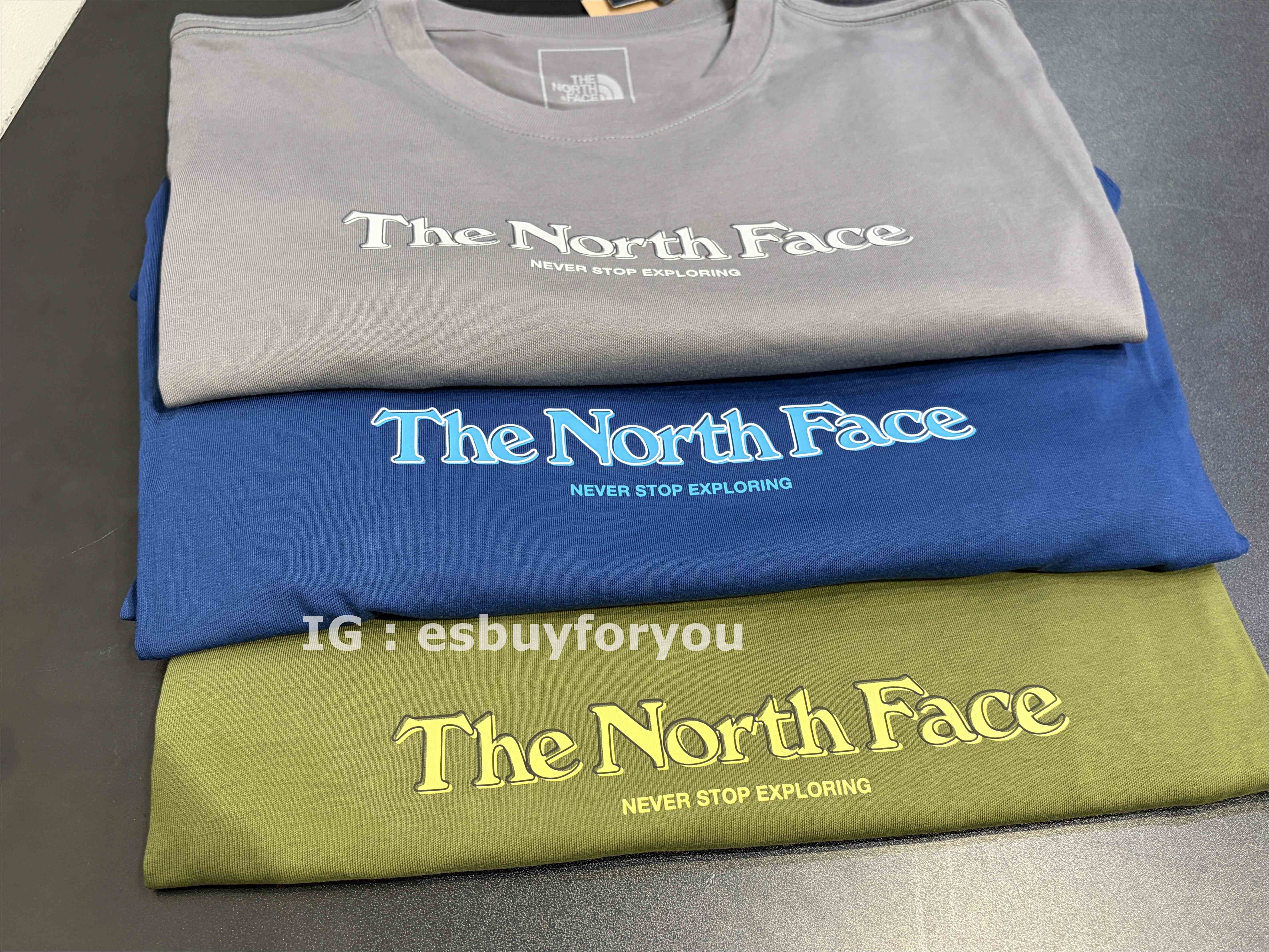 THE NORTH FACE 男大人 經典字樣 短TEE (3色)