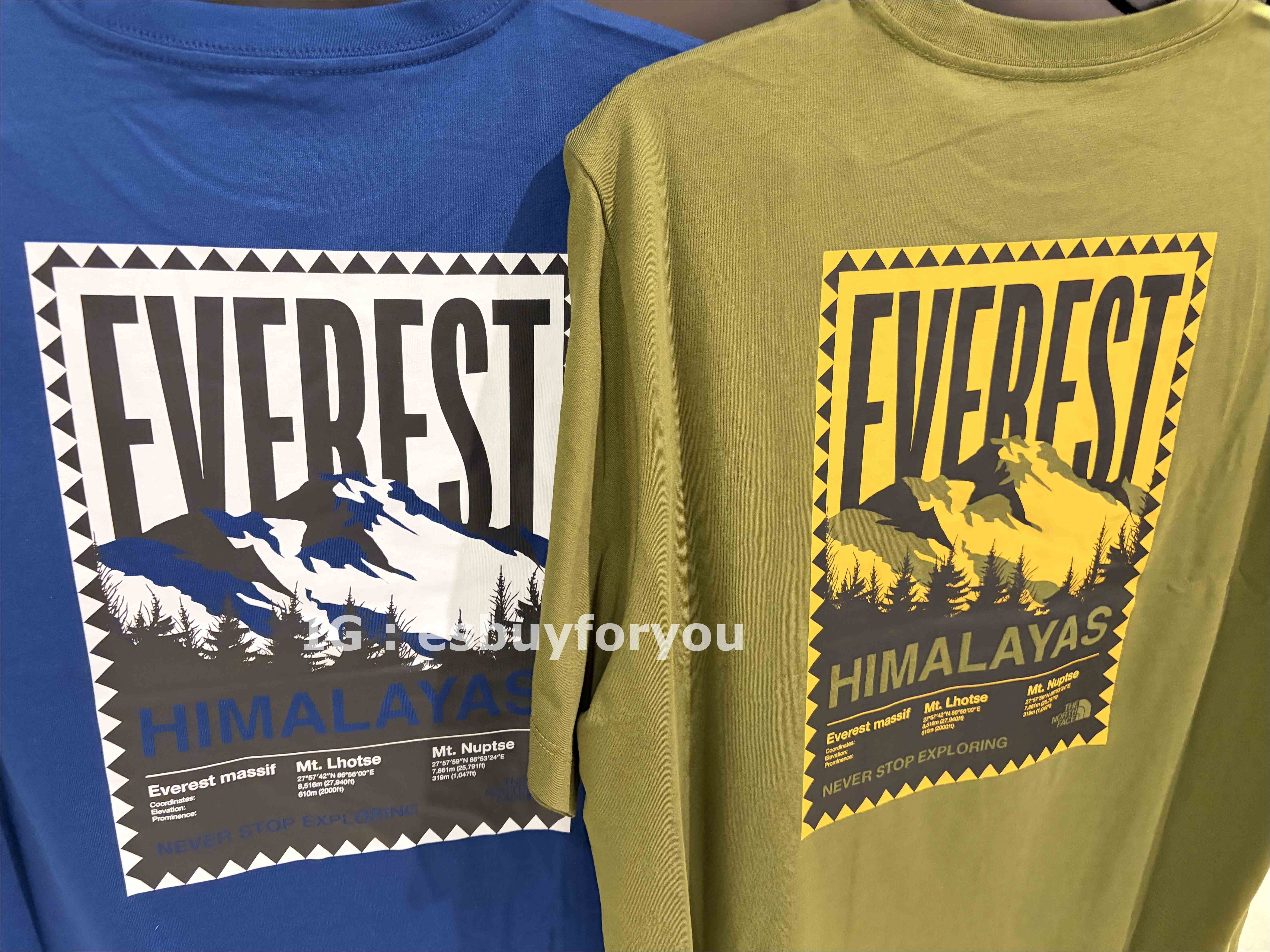 THE NORTH FACE 男大人 喜馬拉雅 正反山脈 短TEE (2色)