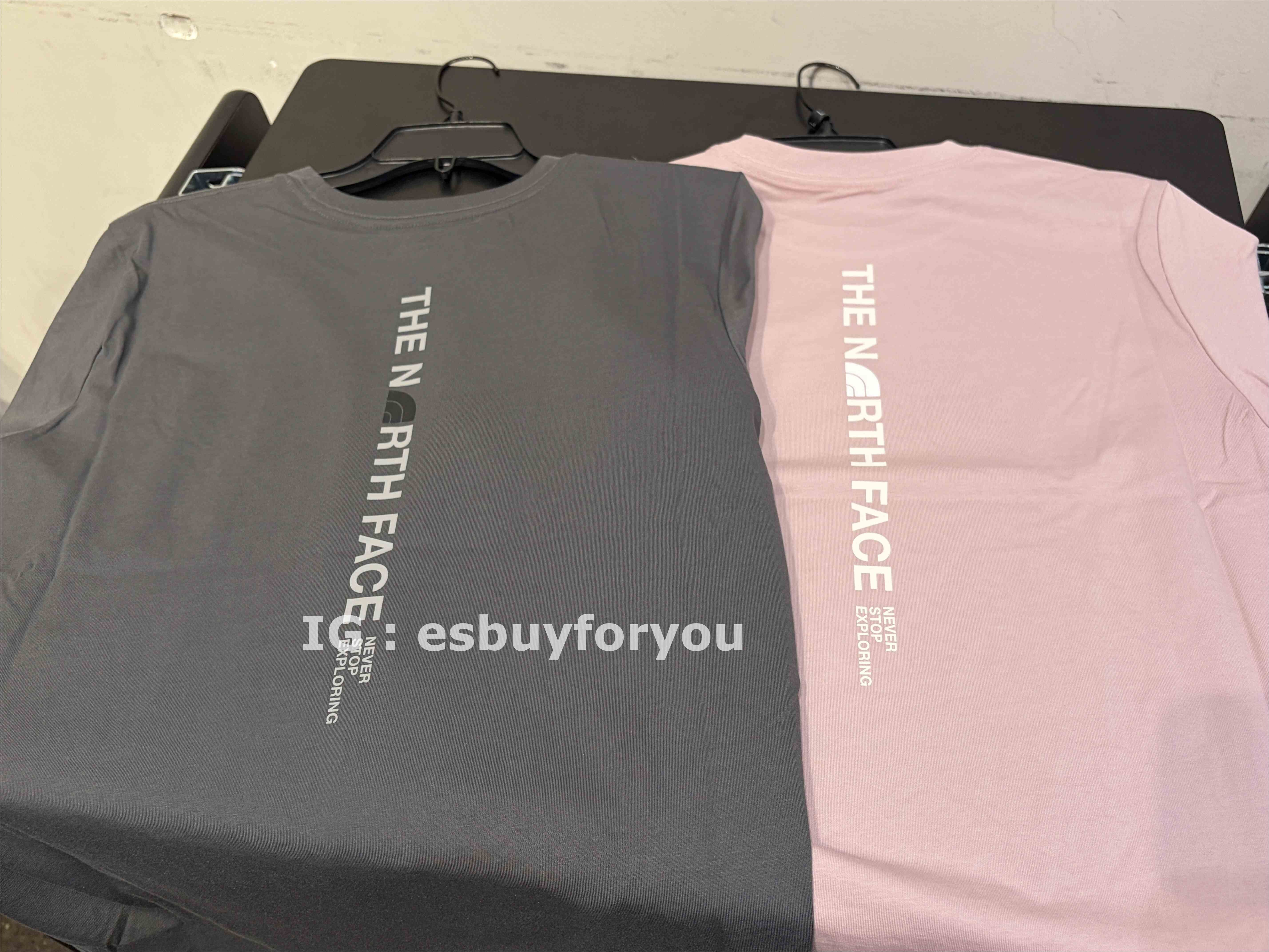 THE NORTH FACE 女大人 字樣標語 正反圖案 短TEE (正常版) (2色)