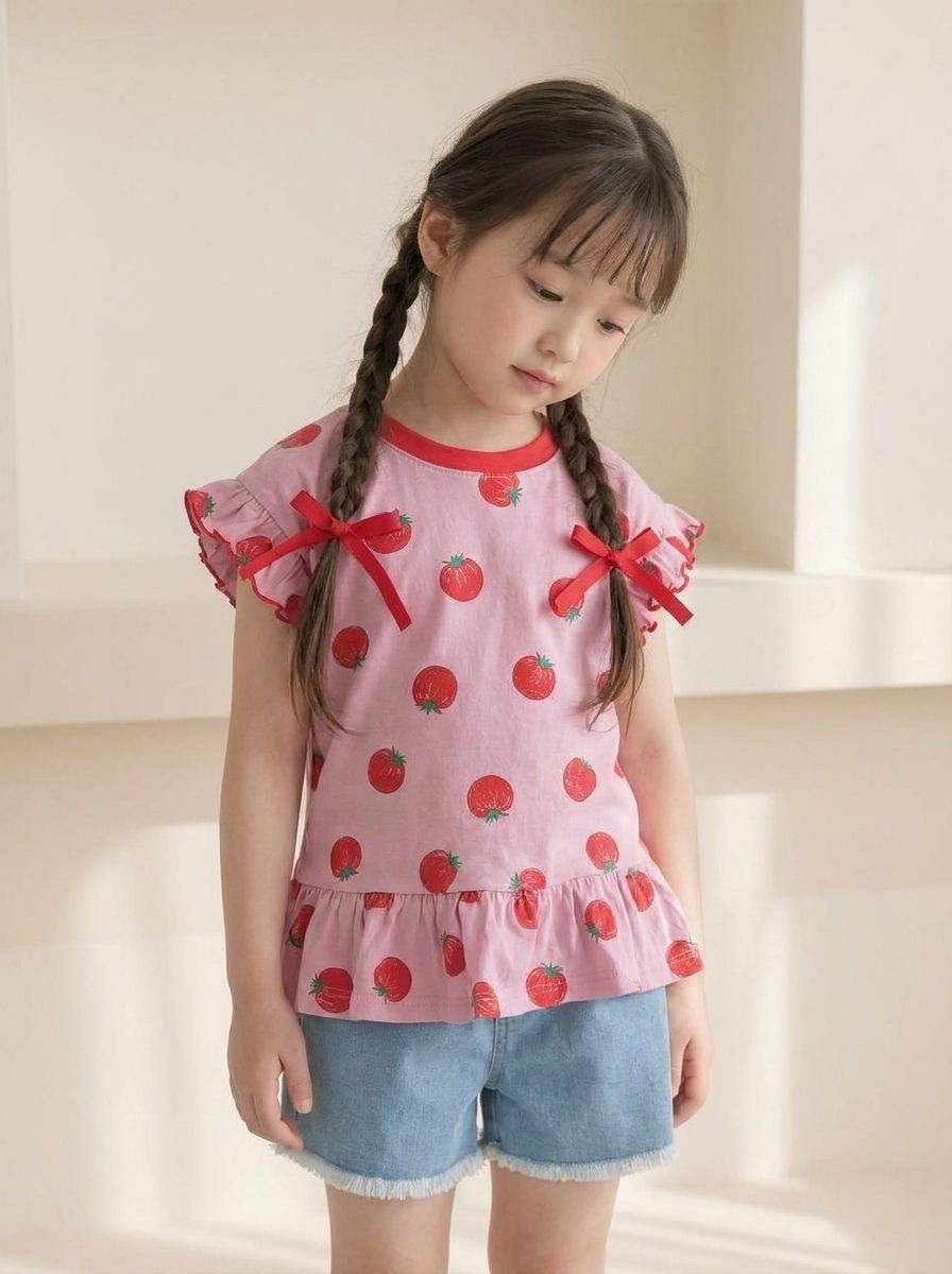 正韓夏orangemom 兩色不修邊短褲