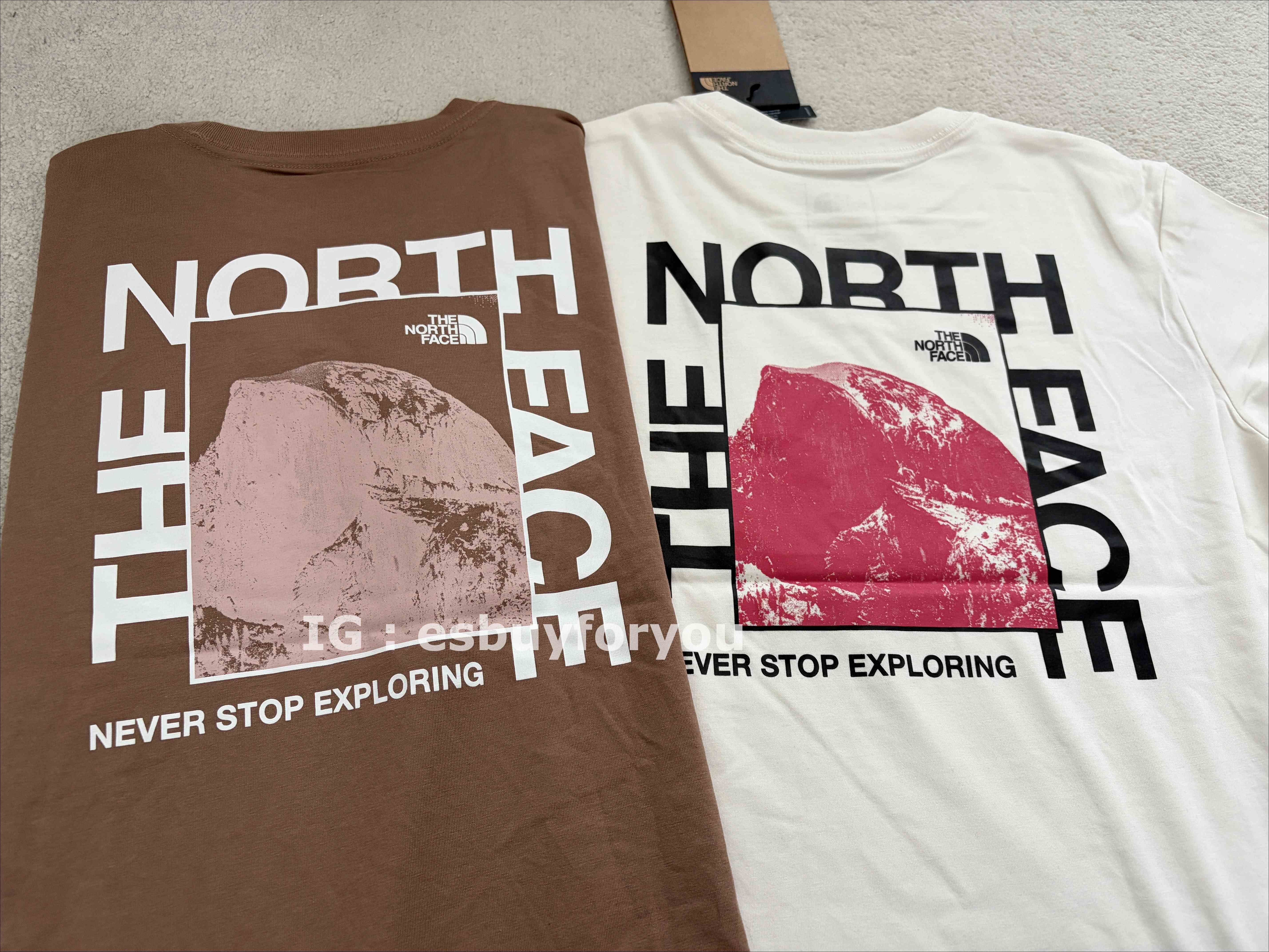 THE NORTH FACE 女大人 造型圖案標語 正反圖案 短TEE (正常版) (3色)