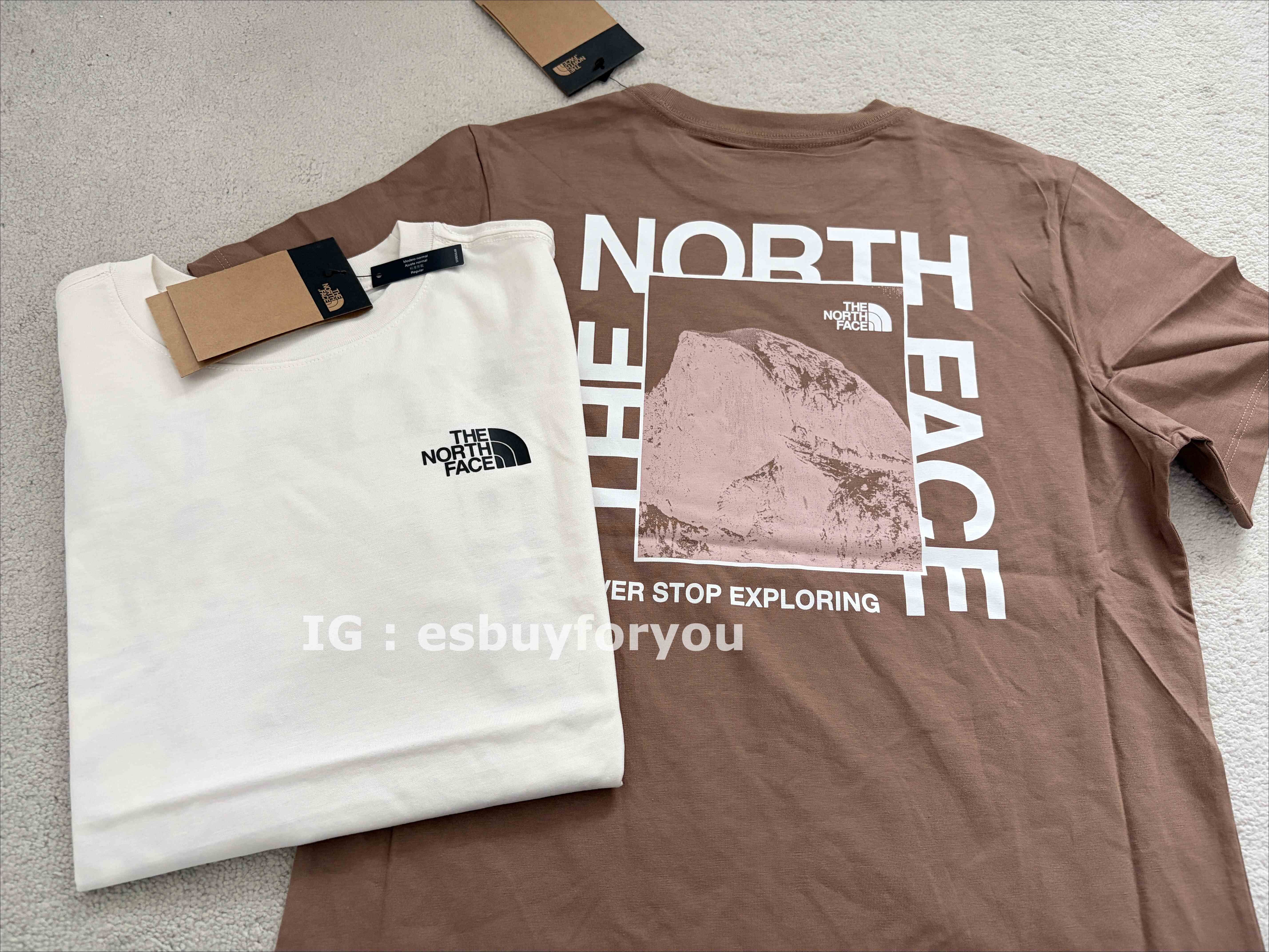 THE NORTH FACE 女大人 造型圖案標語 正反圖案 短TEE (正常版) (3色)