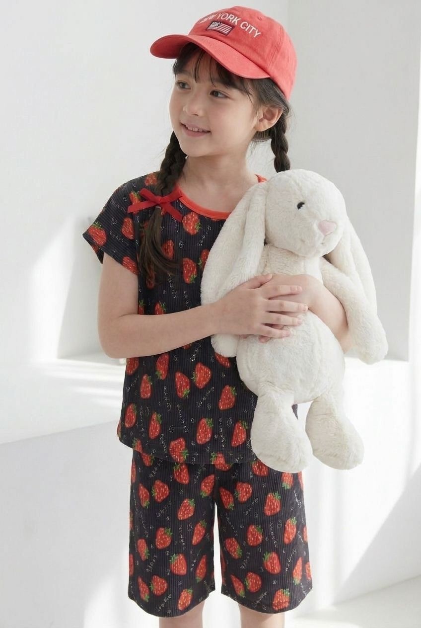 正韓夏orangemom 兩色舒服草莓褲