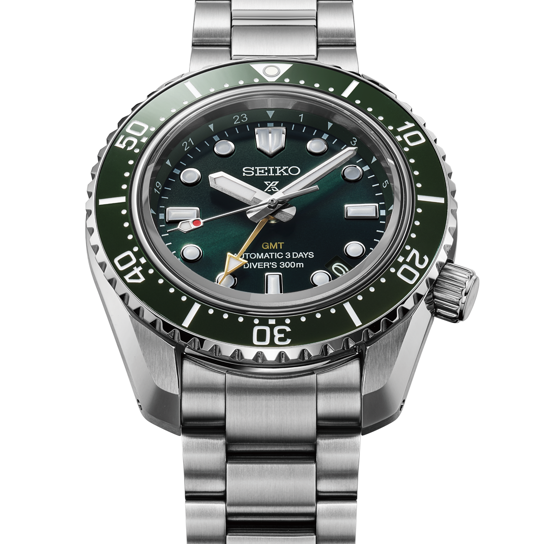 萬年鐘錶 - SEIKO PROSPEX   1968 Heritage Diver's GMT雙時區300米專業潛水錶 HBC001J1 / 6R54-00P0G 錶徑42MM