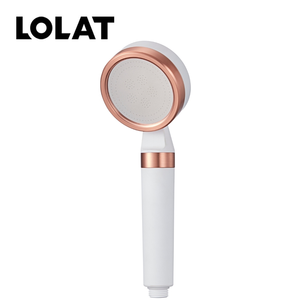 LOLAT單段雙過濾除氯蓮蓬頭-白色HS601W