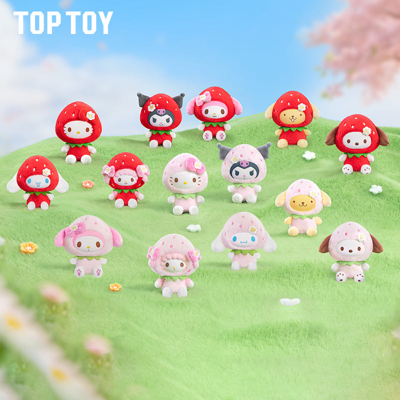 [預訂] TOPTOY Sanrio characters 甜甜草莓系列毛絨掛飾盲盒