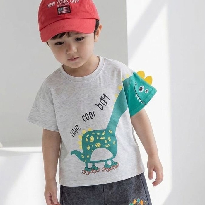 正韓夏orangemom 兩色立體恐龍上衣