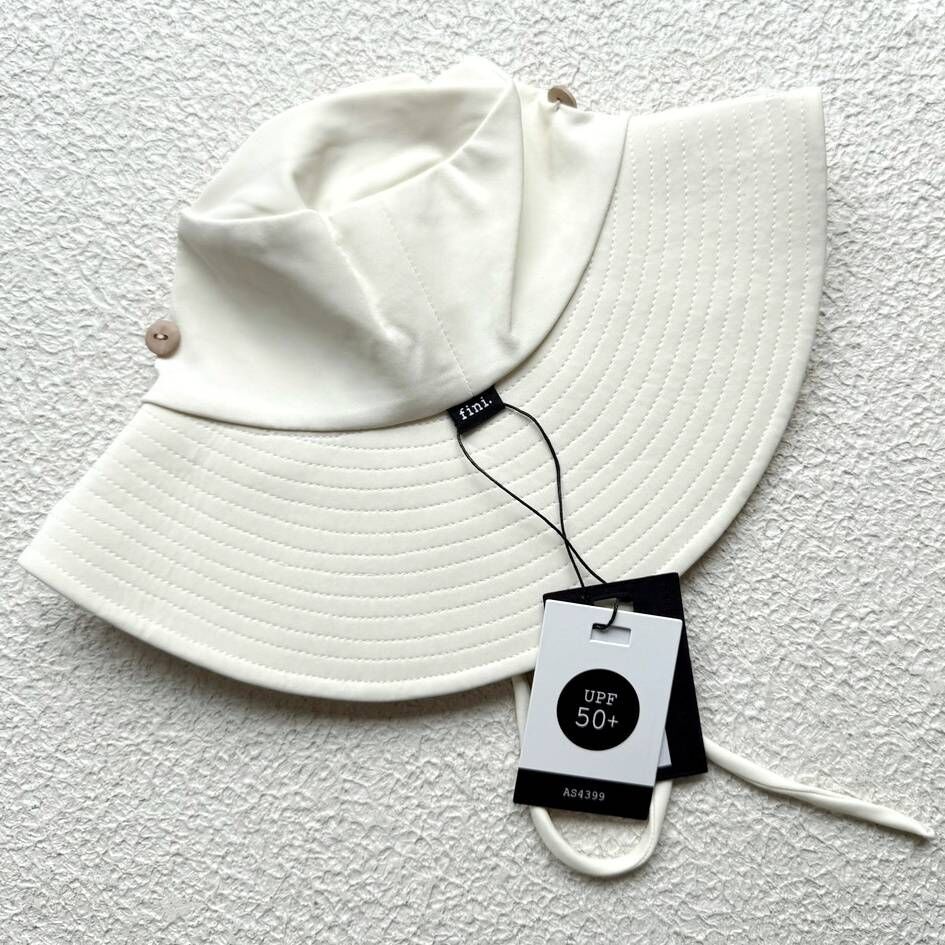 FINI.THELABEL 戲水水手防曬泳帽 sailor hat swim - cream