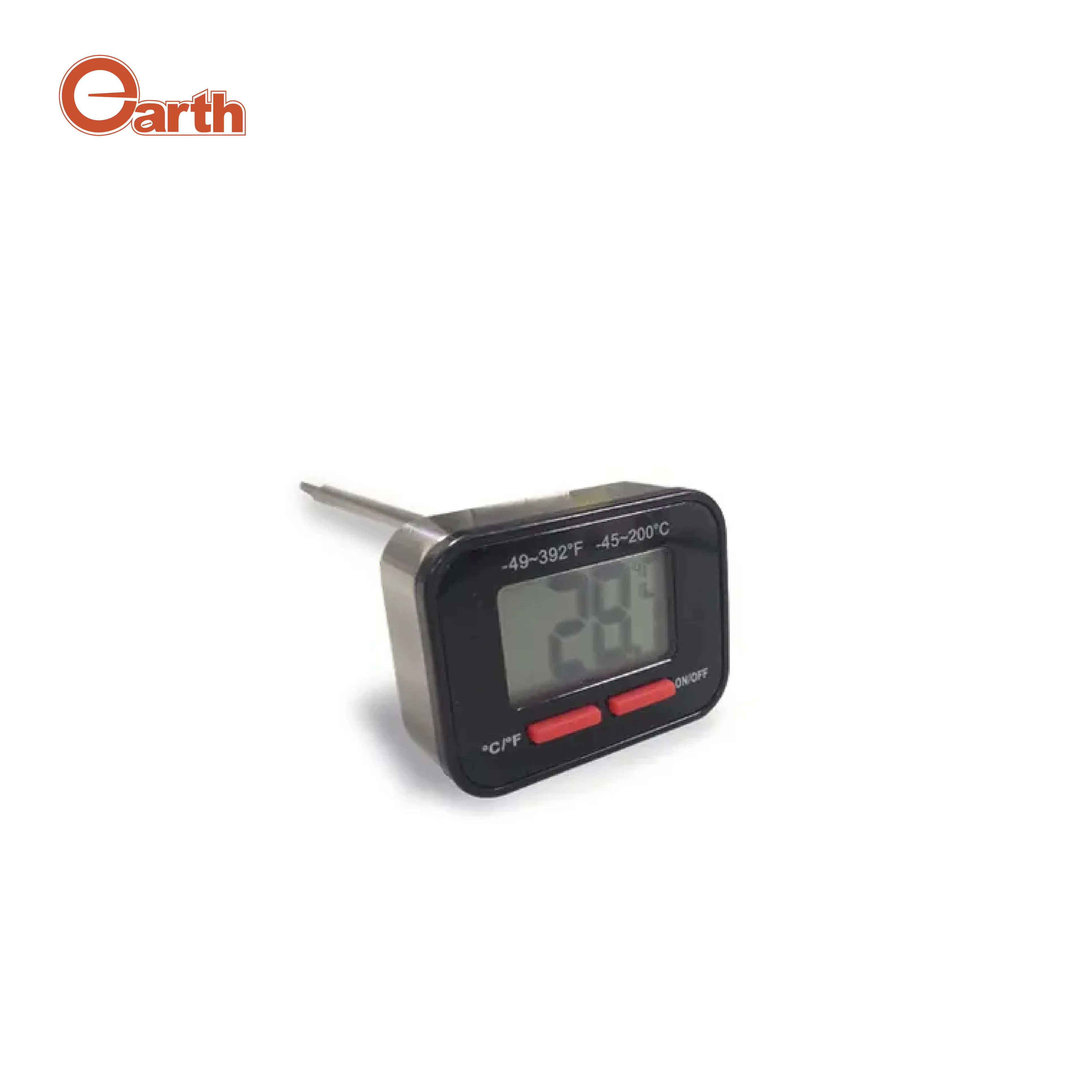 Earth 電子式快顯溫度計 加贈透明黑色保護套