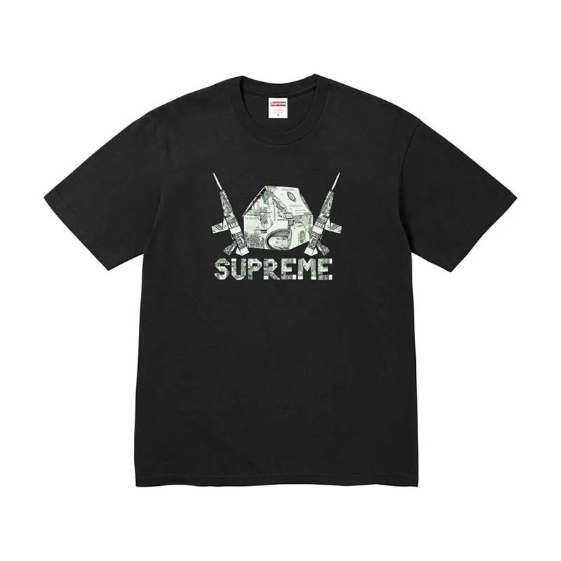 Supreme Origami Tee 摺紙鈔票 短袖 黑色 SS26T24-BK [台灣現貨]