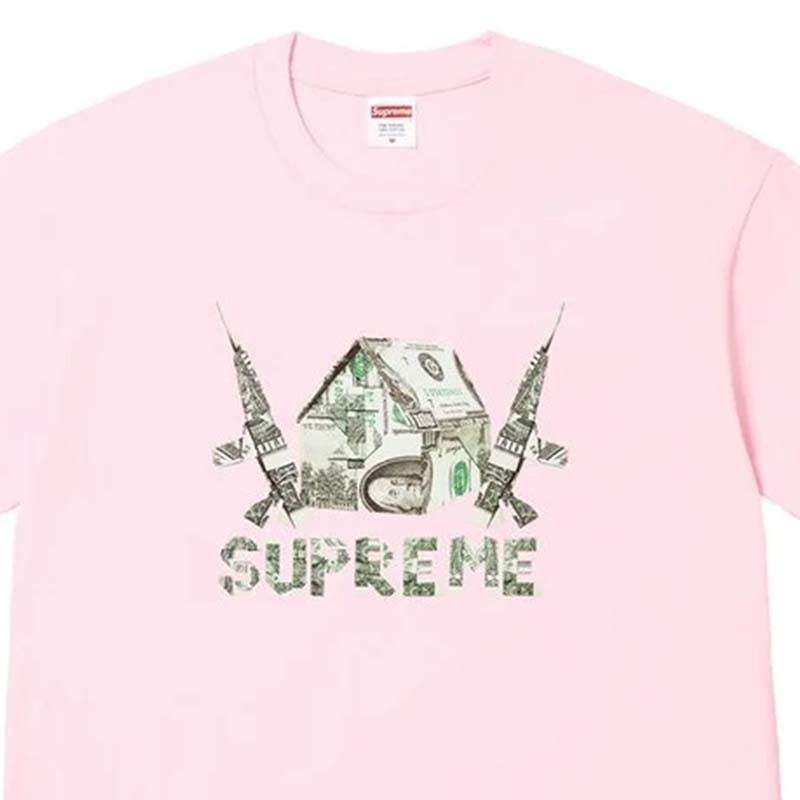 Supreme Origami Tee 摺紙鈔票 短袖 粉紅色 SS26T24-PK [台灣現貨]