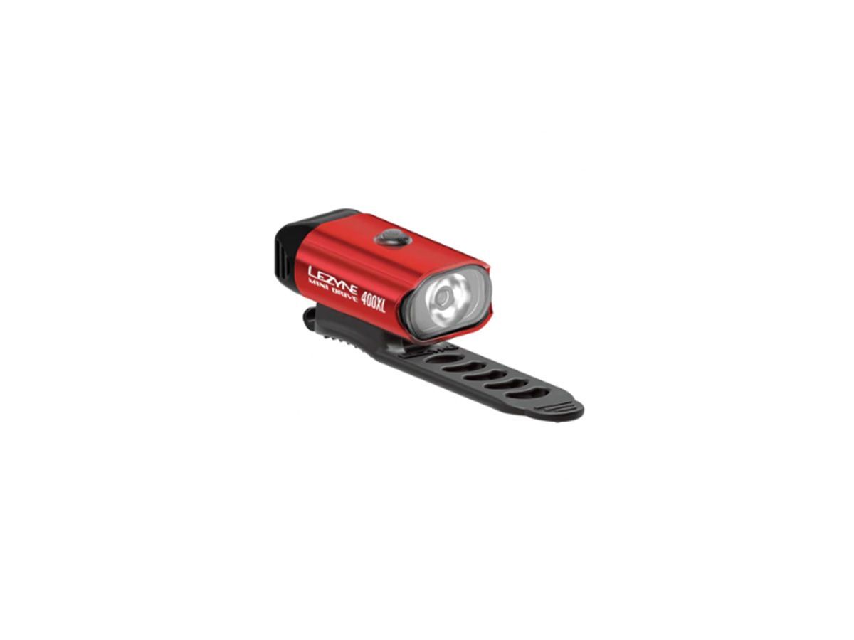 Lezyne MINI DRIVE 400 - RED/HI GLOSS - 前燈 / 紅