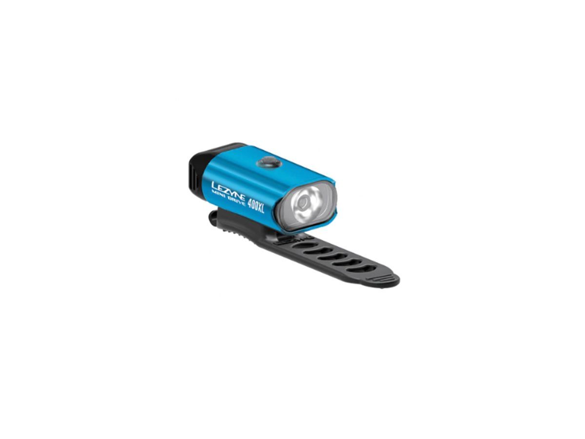 Lezyne MINI DRIVE 400 - BLUE/HI GLOSS - 前燈 / 藍