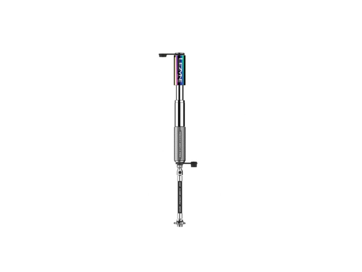 Lezyne POCKET DRIVE PRO NEO METALLIC / SILVER GLOSS - 隨身迷你打氣筒 彩鈦 / 銀