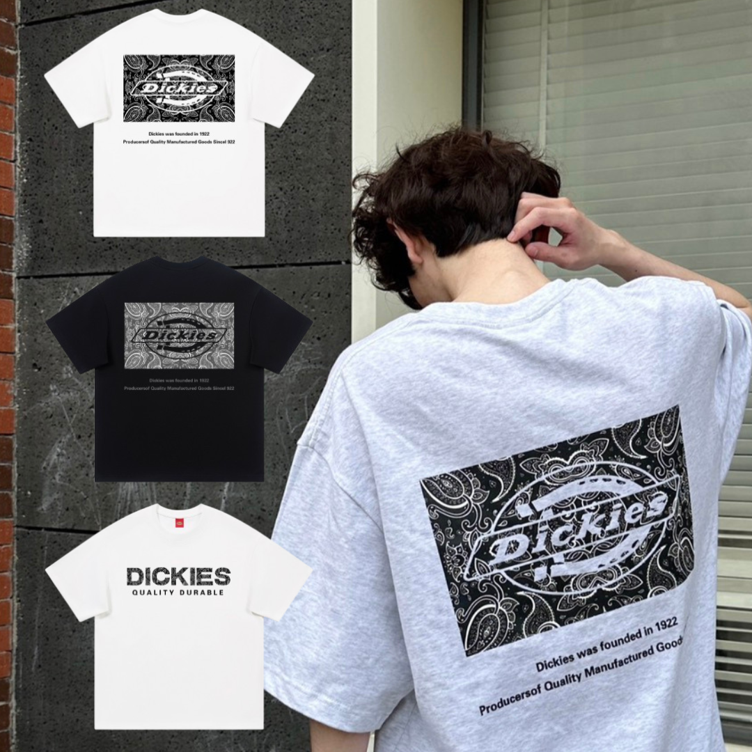 『預購商品』Dickies 美式基礎變形蟲LOGO 寬鬆短踢 DKU262NKTE49
