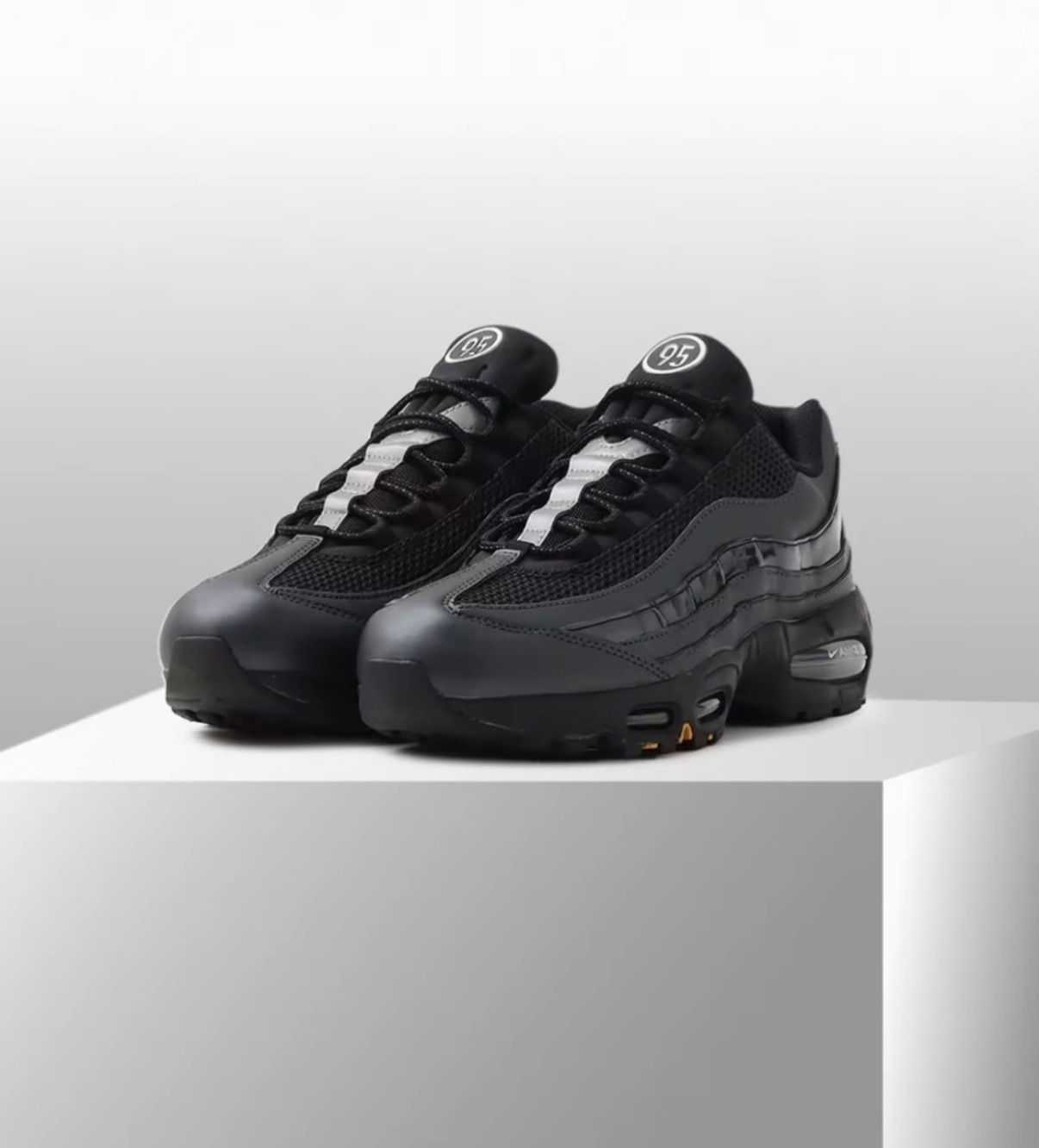 男鞋 NIKE AIR MAX 95 BIG BUBBLE SE 黑銀 全氣墊 緩震 慢跑 運動鞋【IB6830-001】