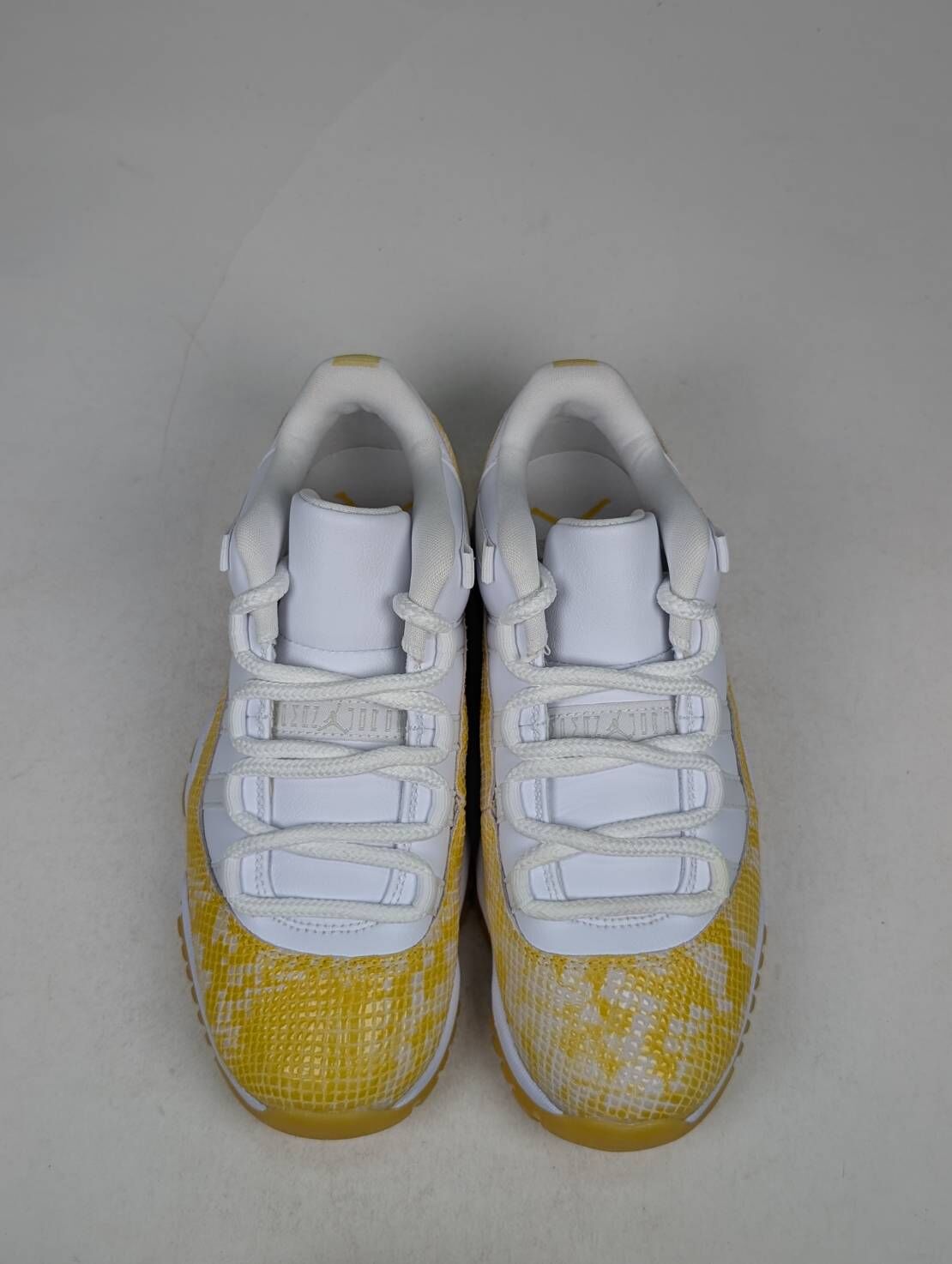 微瑕疵-鞋盒破損 AH7860-107 W7.5 Air Jordan 11 Low W "Yellow Snakeskin" 黃金蟒 蛇皮 女鞋 男女段