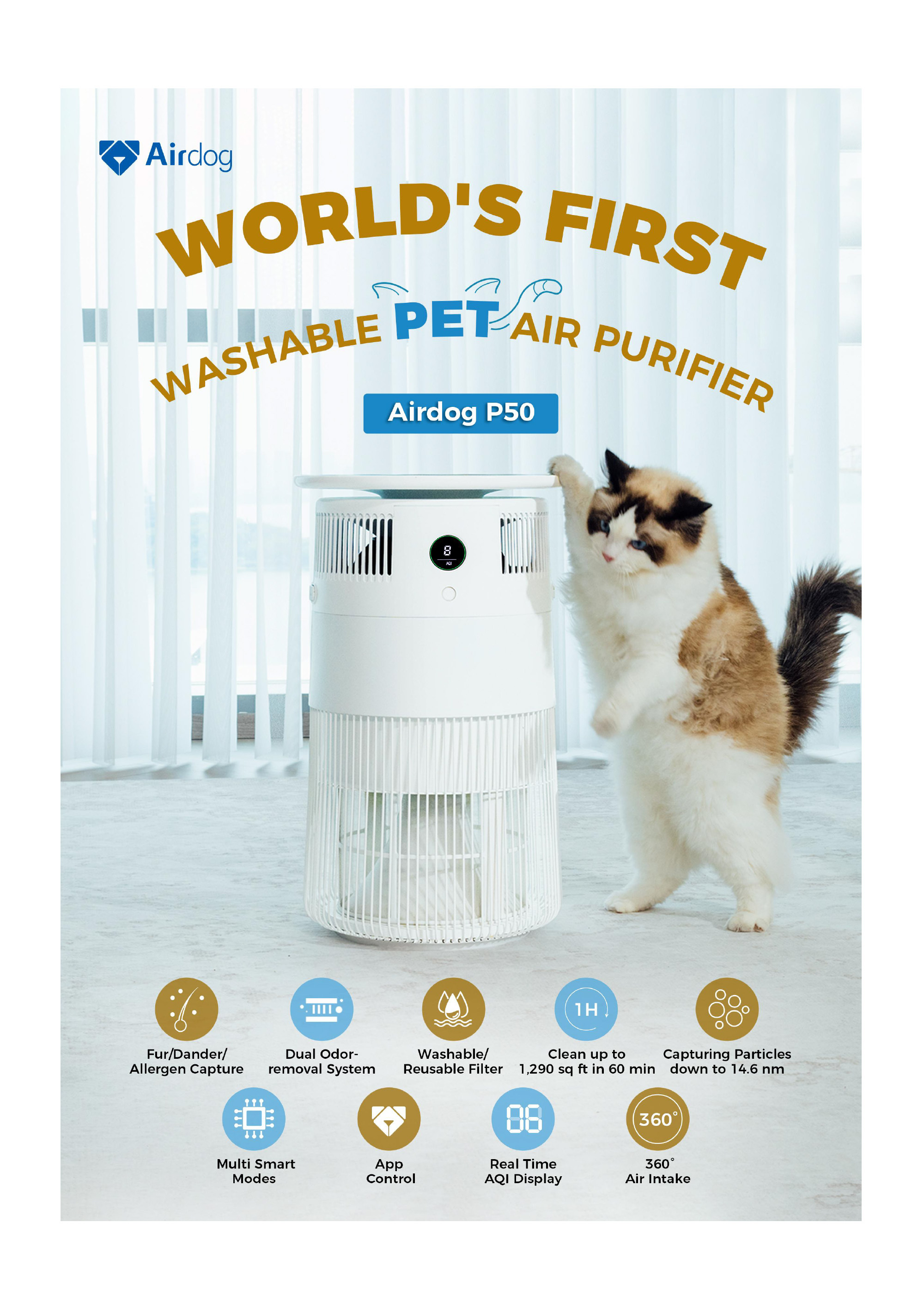 airdog p50 寵物專用空氣清新機目錄
