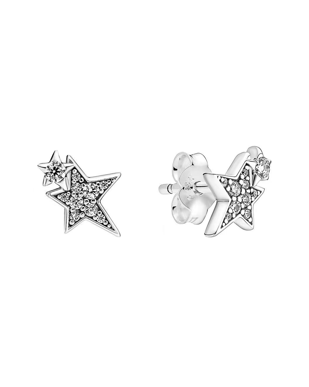 【預購】Pandora H050534 經典圓形閃爍 925 銀針式耳環