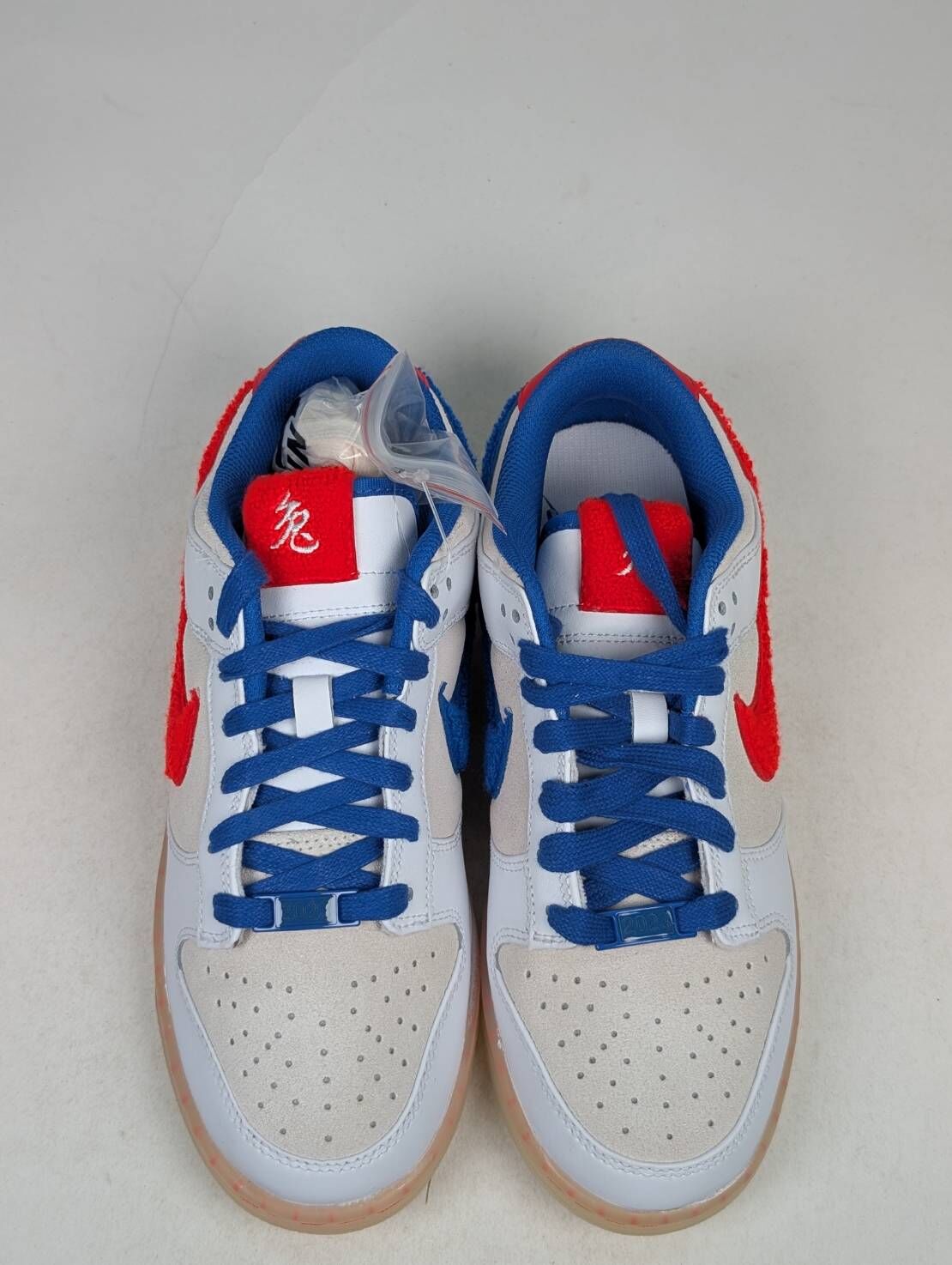 微瑕疵-左右腳中底鞋底泛黃 FD4203-161 M7 Nike Dunk Low “Year Of The Rabbit”兔年 白藍紅 男