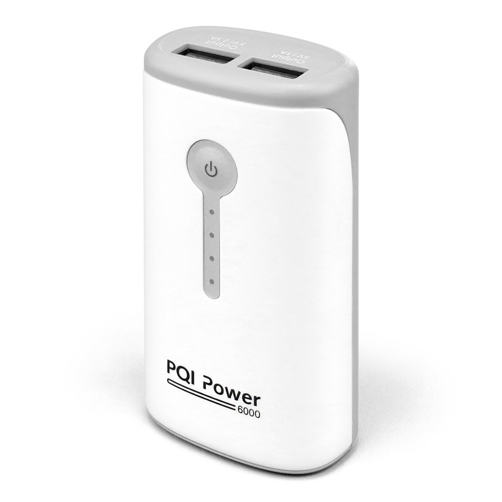 〔6000E〕6000mAh 單孔Mirco-A輸入 雙孔USB-A輸出 行動電源