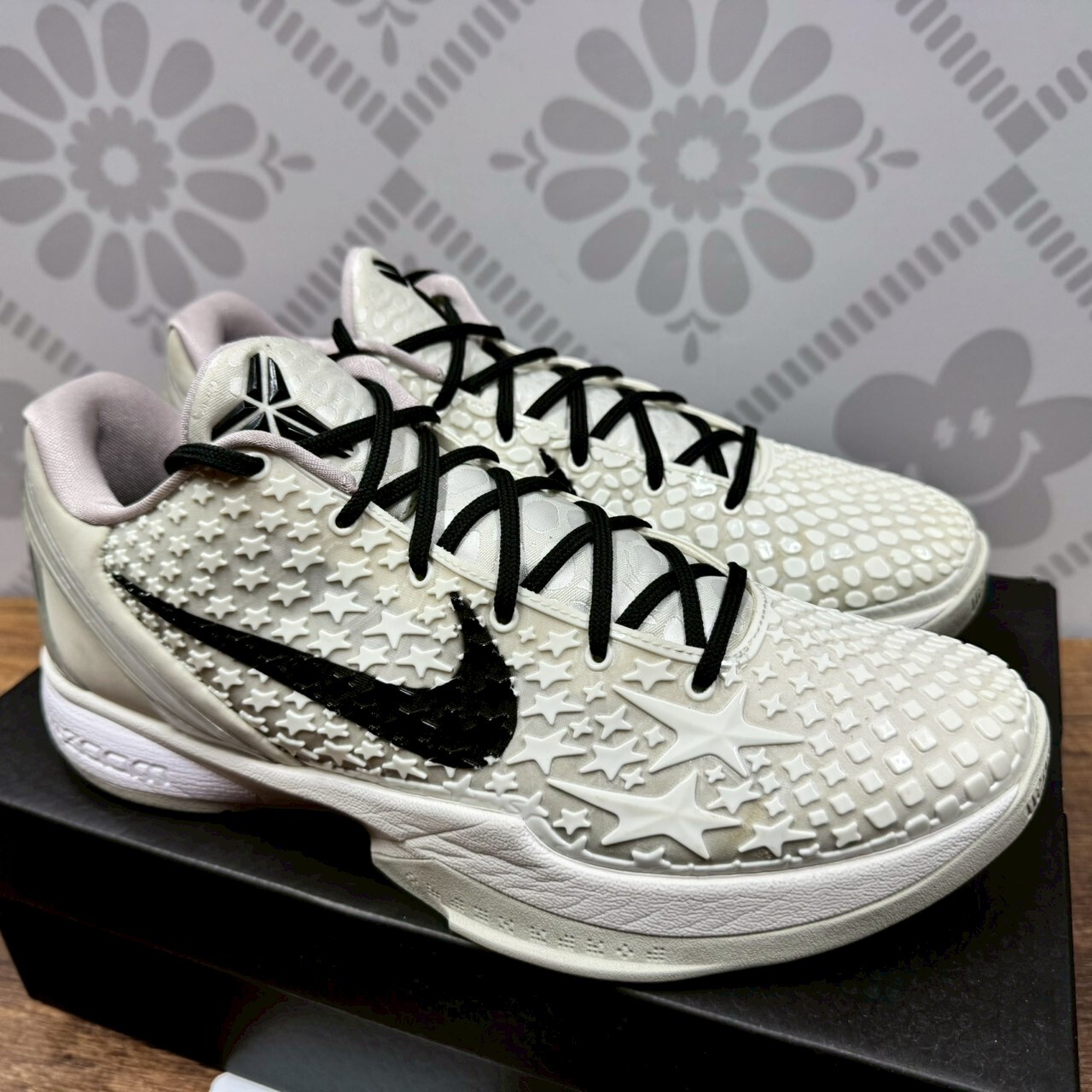 現貨在店【二手商品 US10/28CM 】NIKE KOBE 6 'All-Star' 全明星 白色 星星 科比6 實戰 籃球鞋【FQ3546-100】